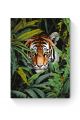 Картина по номерам на подрамнике «Тигр в засаде» 90x70 см