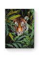 Картина по номерам на подрамнике «Тигр в засаде» 80x60 см