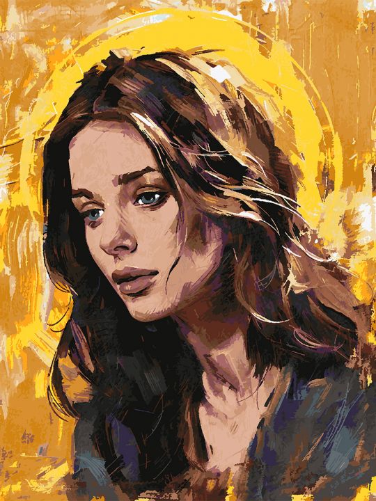 Картина по номерам без подрамника «Магдалина» 130x100 см