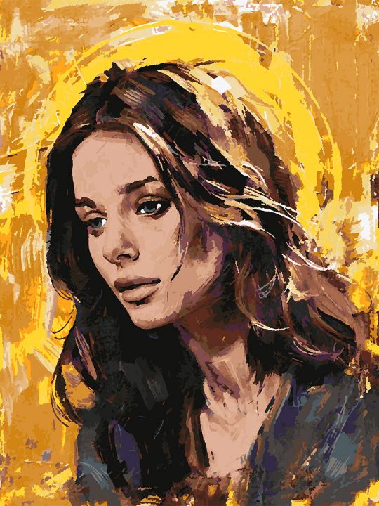 Картина по номерам без подрамника «Магдалина» 80x60 см