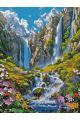Картина по номерам без подрамника «Водопад» 130x100 см