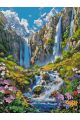 Картина по номерам без подрамника «Водопад» 80x60 см