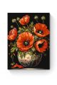 Картина по номерам на подрамнике «Букет маков» 90x70 см
