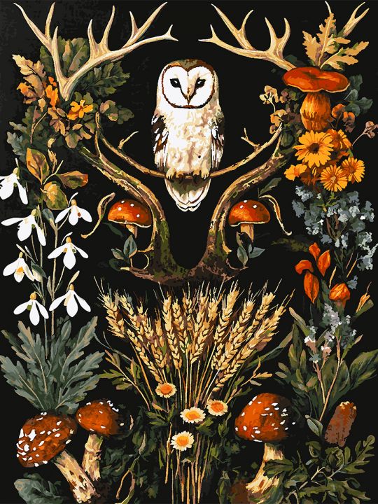 Картина по номерам без подрамника «Загадка леса» 130x100 см