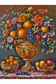 Картина по номерам на подрамнике «Фруктовый пир» 90x70 см