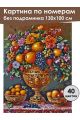 Картина по номерам без подрамника «Фруктовый пир» 130x100 см