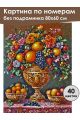 Картина по номерам без подрамника «Фруктовый пир» 80x60 см