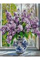 Картина по номерам на подрамнике «Букет сирени» 80x60 см