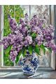 Картина по номерам без подрамника «Букет сирени» 130x100 см