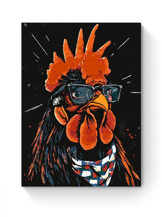 Картина по номерам на подрамнике «Арт-Петух» 90x70 см
