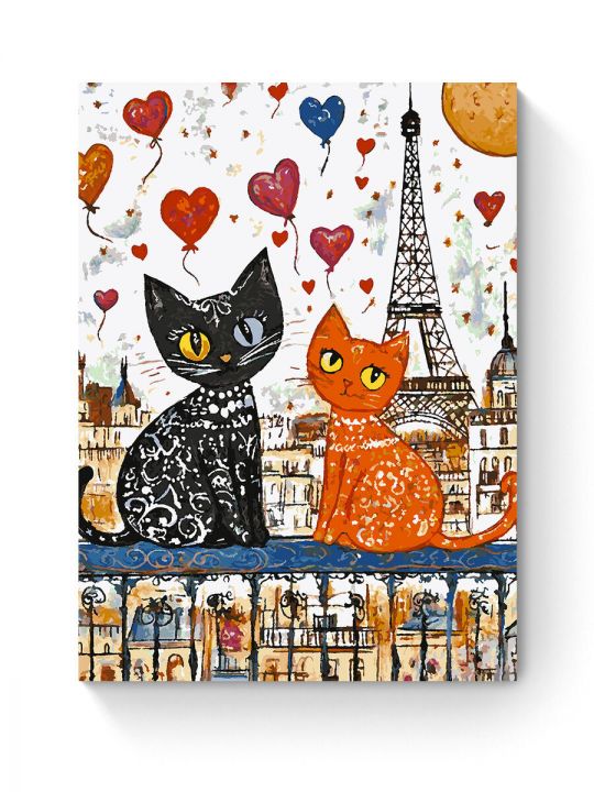 Картина по номерам на подрамнике «Мур-Амур» 90x70 см