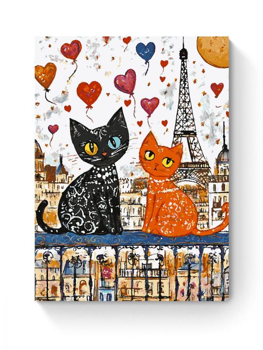 Картина по номерам на подрамнике «Мур-Амур» 80x60 см