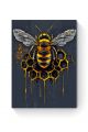 Алмазная мозаика на подрамнике «Золотая пчела» 50x40 см