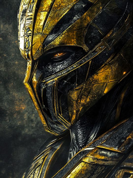 Алмазная мозаика без подрамника «Киборг» 35x25 см