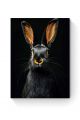 Алмазная мозаика на подрамнике «Черный кролик» 60x45 см