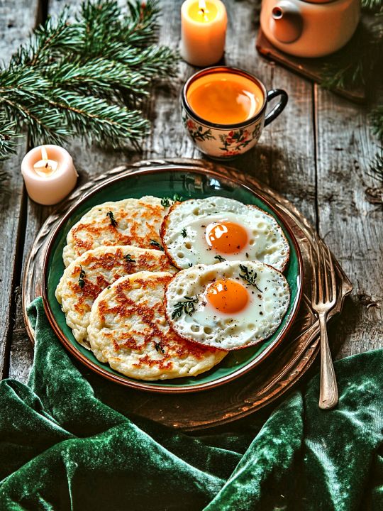 Алмазная мозаика без подрамника «Зимний завтрак» 70x50 см