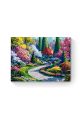Картина по номерам на подрамнике «Красочный сад» 90x70 см