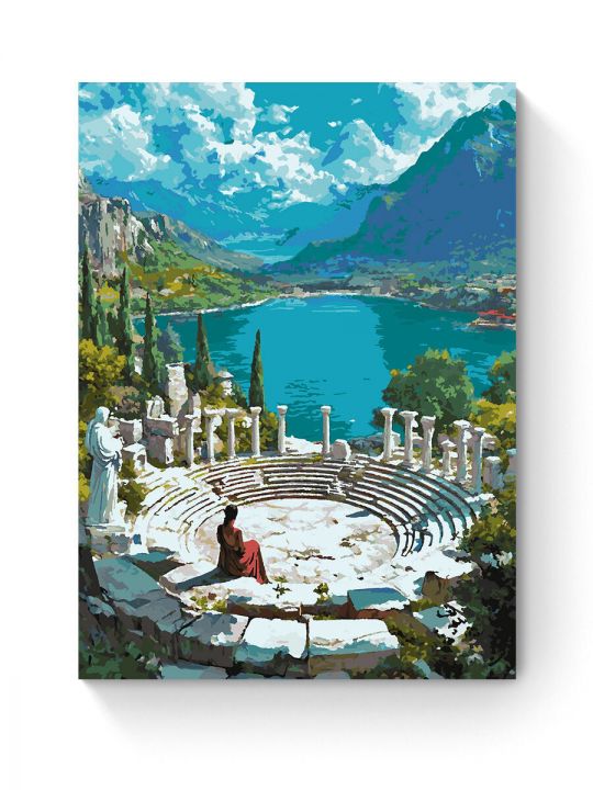 Картина по номерам на подрамнике «Античный мир» 90x70 см