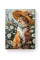 Картина по номерам на подрамнике «Кот художник» 90x70 см