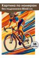 Картина по номерам без подрамника «Велоспорт» 80x60 см