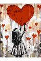 Картина по номерам без подрамника «Любовь» 130x100 см