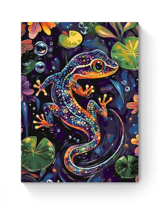 Картина по номерам на подрамнике «Саламандра» 90x70 см