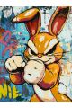 Картина по номерам без подрамника «Багз Банни» 80x60 см