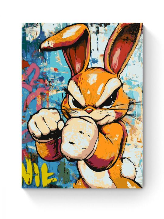 Картина по номерам на подрамнике «Багз Банни» 90x70 см