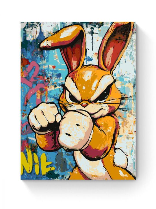 Картина по номерам на подрамнике «Багз Банни» 80x60 см