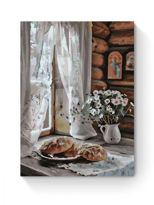 Картина по номерам на подрамнике «Горница» 35x25 см