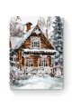 Картина по номерам на подрамнике «Зимний дом» 25x20 см