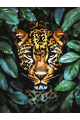 Картина по номерам без подрамника «Леопард» 25x20 см