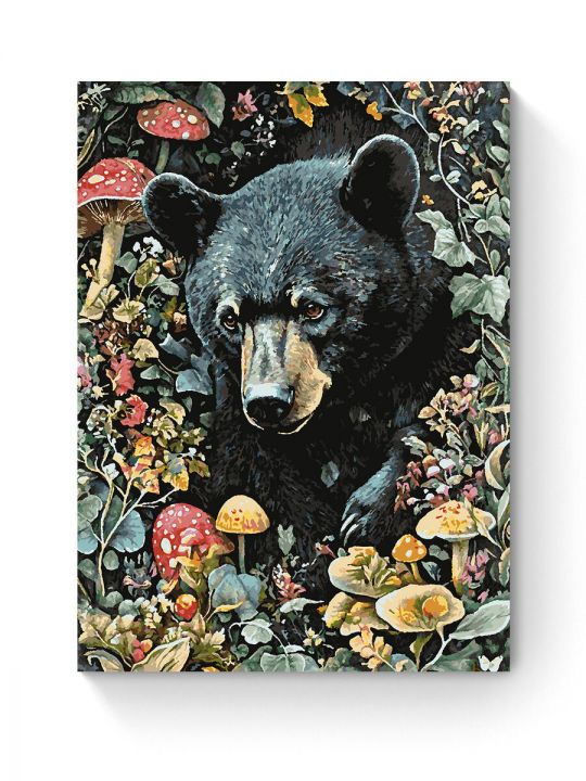 Картина по номерам на подрамнике «Берлога» 90x70 см