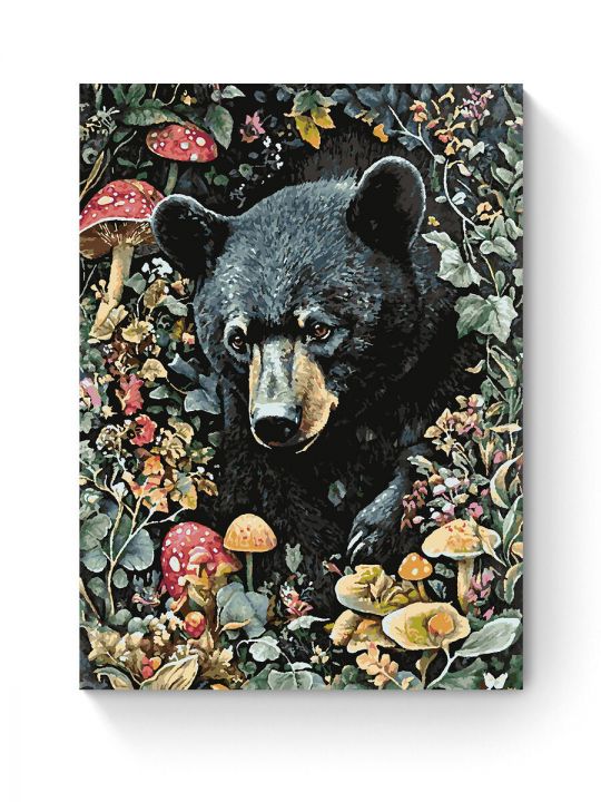 Картина по номерам на подрамнике «Берлога» 80x60 см