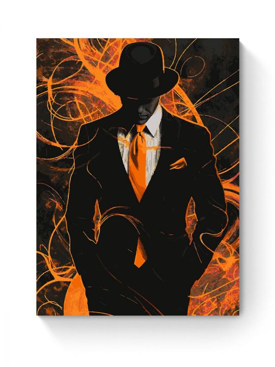 Картина по номерам на подрамнике «Мистер Икс» 90x70 см