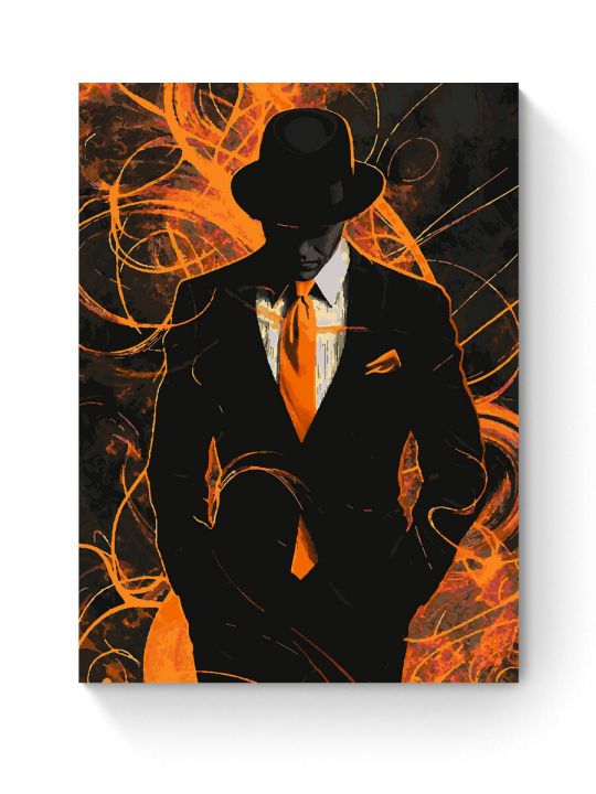 Картина по номерам на подрамнике «Мистер Икс» 80x60 см