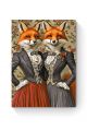 Картина по номерам на подрамнике «Сестры лисицы» 80x60 см