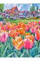 Алмазная мозаика без подрамника «Голландия» 35x25 см