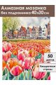 Алмазная мозаика без подрамника «Амстердам» 40x30 см