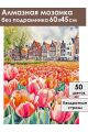 Алмазная мозаика без подрамника «Амстердам» 60x45 см