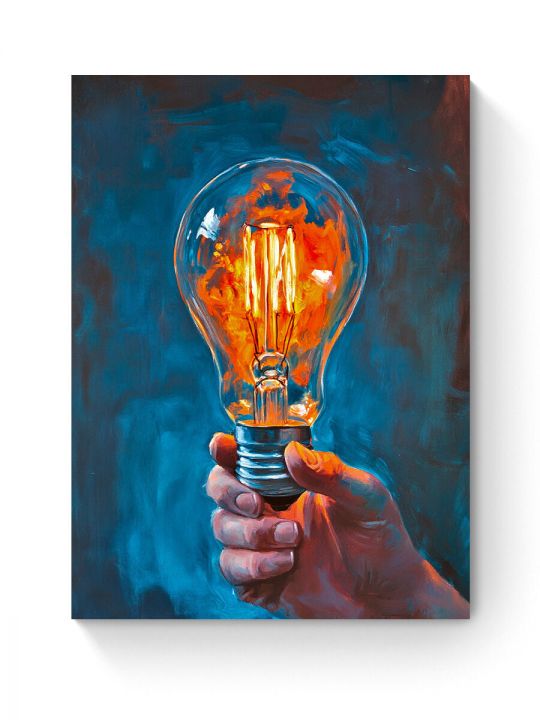 Алмазная мозаика на подрамнике «Источник света» 50x40 см