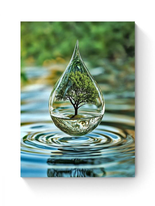 Алмазная мозаика на подрамнике «Капля жизни» 60x45 см