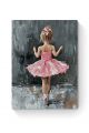 Алмазная мозаика на подрамнике «Мини балерина» 90x70 см