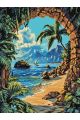 Картина по номерам на подрамнике «Райский вид» 90x70 см