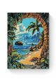 Картина по номерам на подрамнике «Райский вид» 90x70 см