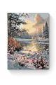 Картина по номерам на подрамнике «Первый снег» 90x70 см