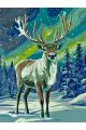 Картина по номерам без подрамника «Олень» 130x100 см