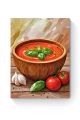 Алмазная мозаика на подрамнике «Суп гаспачо» 90x70 см