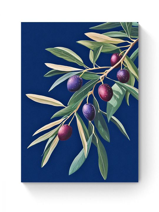 Алмазная мозаика на подрамнике «Ветка Оливы» 80x60 см