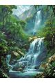 Картина по номерам без подрамника «Водопад» 130x100 см